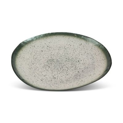 Dekoračný tanier MONTE 4, 27x27x3cm zelený