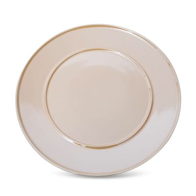 Keramický tanier SIMONA 6, 30x30cm béžový