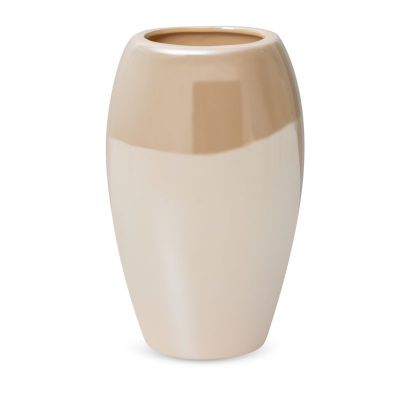 Keramická váza SIMONA 6, 14x10x24cm béžová